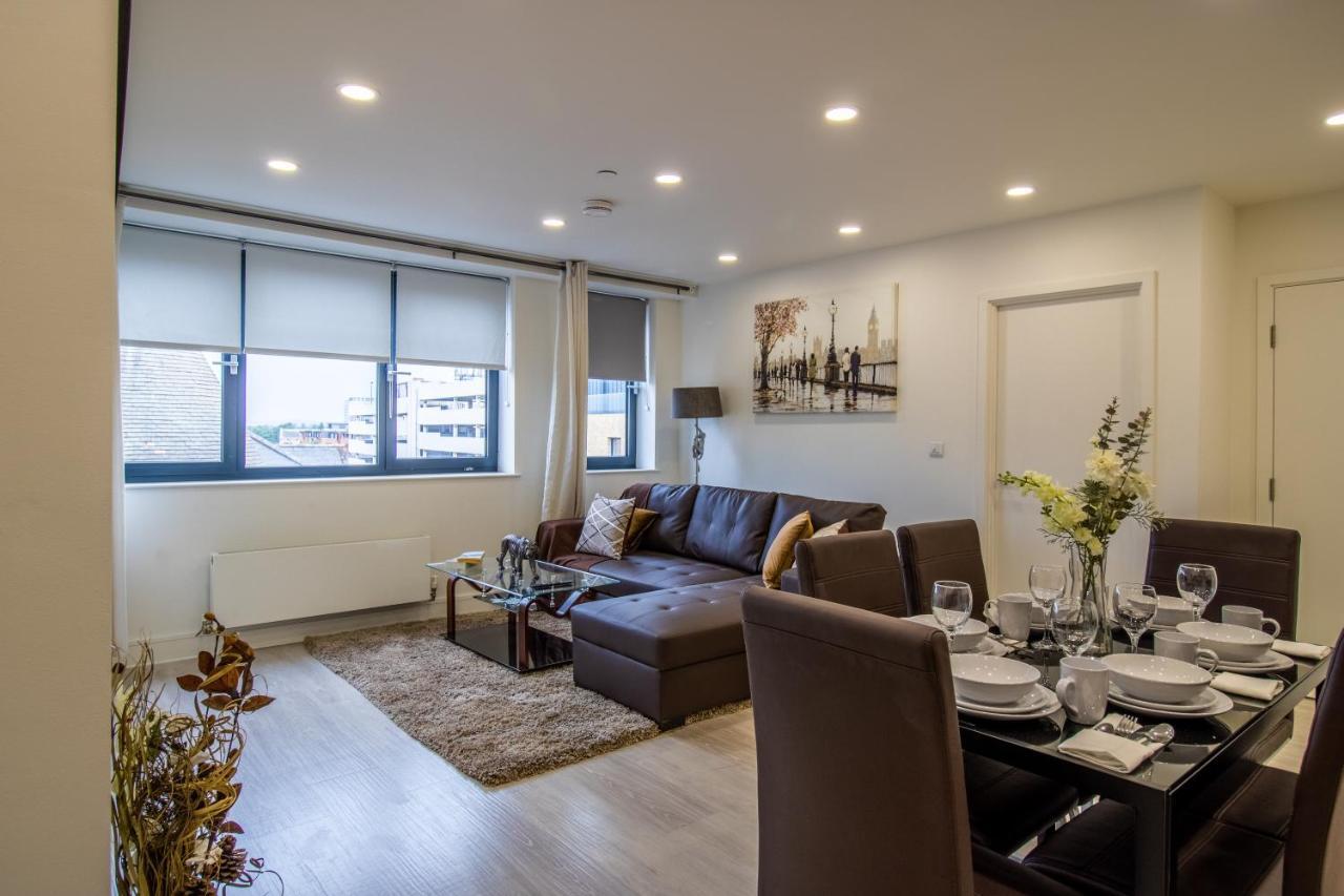 Virexxa Bedford Centre - Executive Suite - 2Bed Flat With Free Parking & Gym Exteriér fotografie